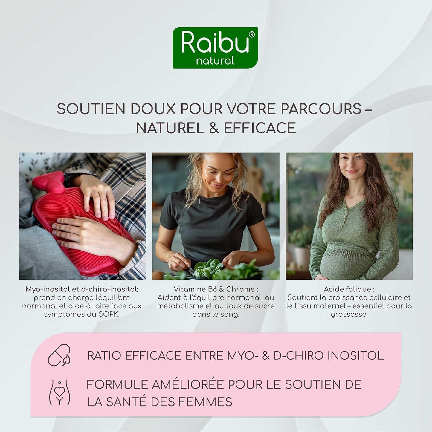 Myo Inositol & D-Chiro, 150 Gélules