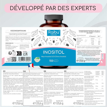 Myo Inositol & D-Chiro, 150 Gélules