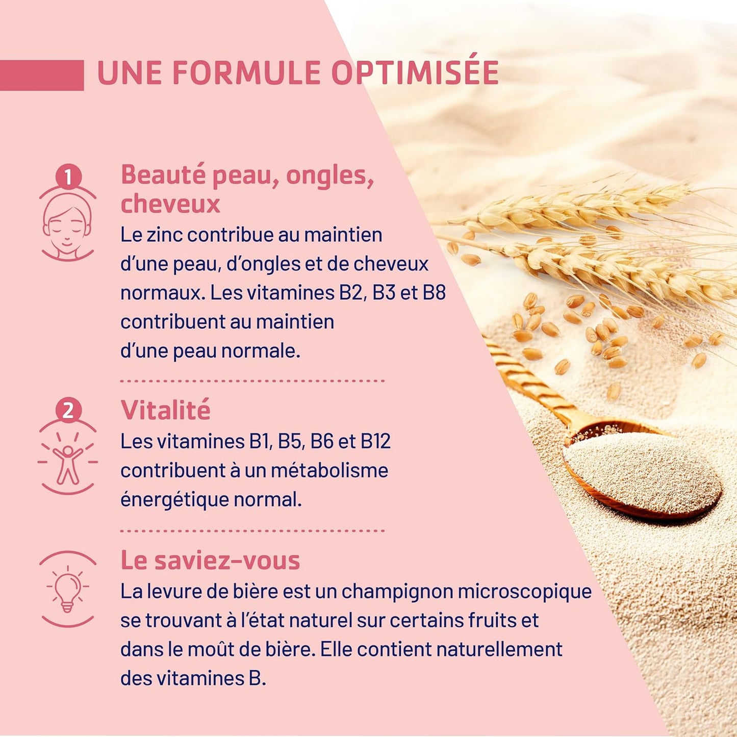 Levure de Bière, peau et cheveux