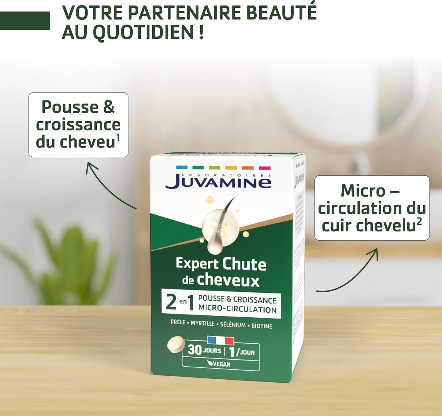 JUVAMINE - Expert chute de cheveux